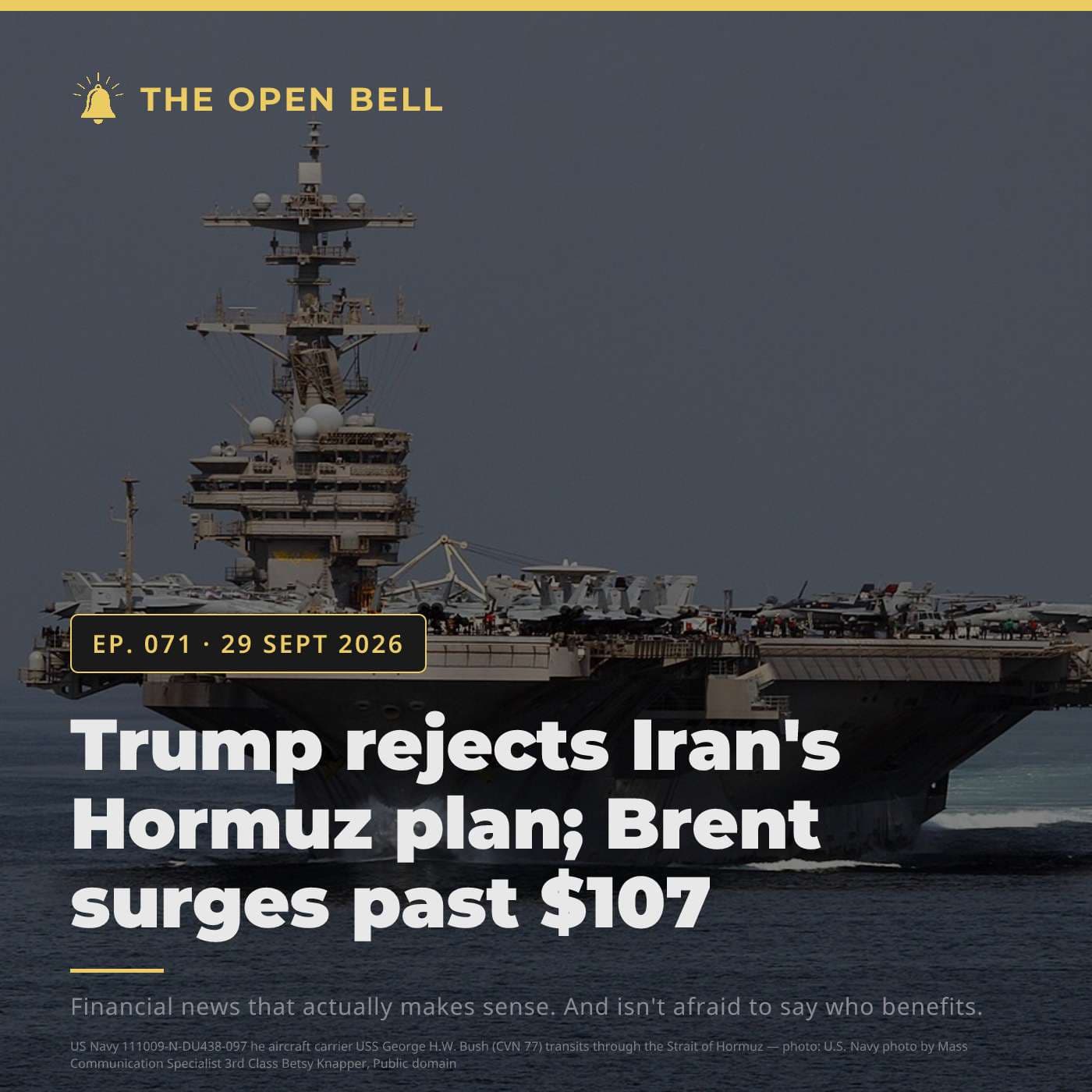 The Open Bell — Ep. 071 — 29 Sept 2026