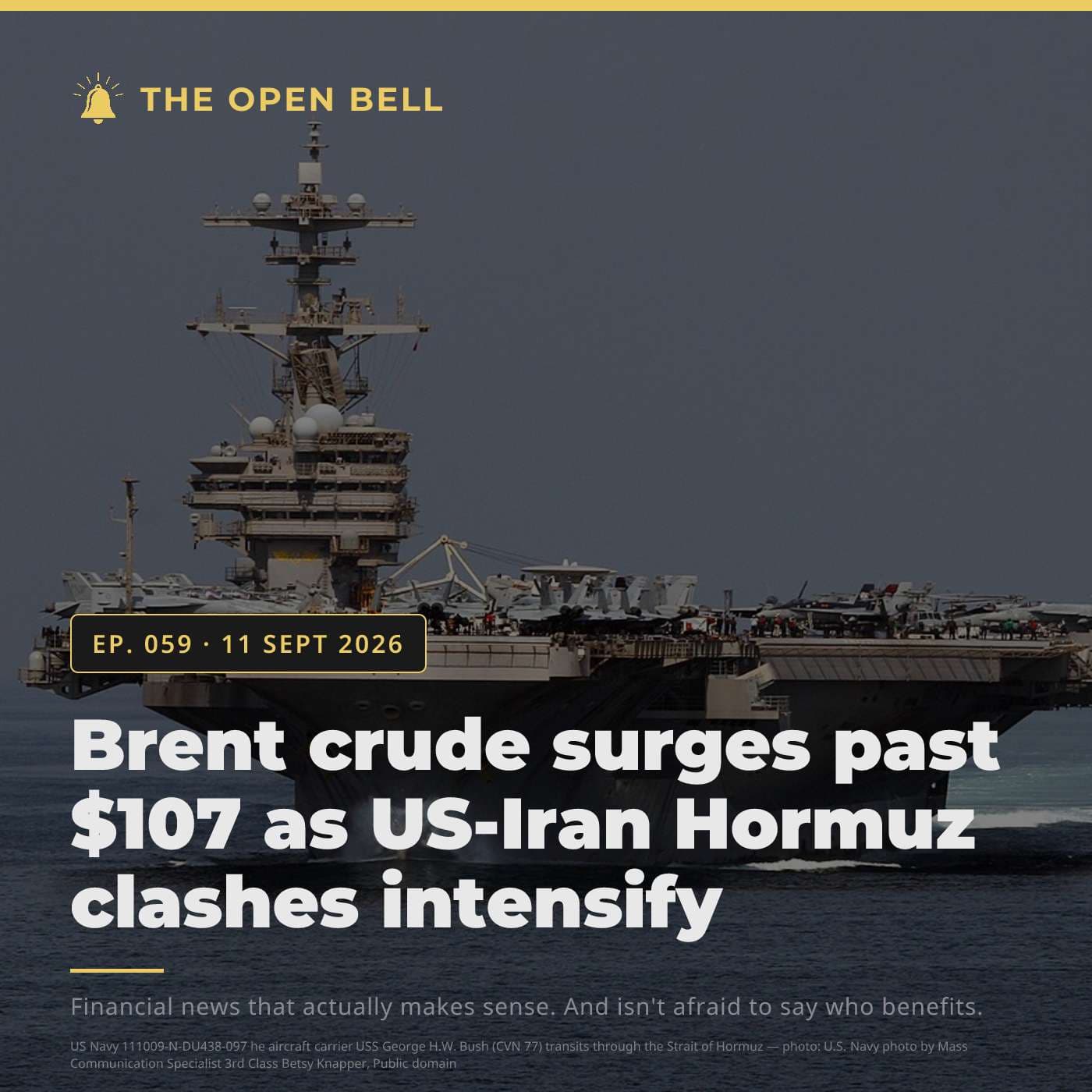 The Open Bell — Ep. 059 — 11 Sept 2026