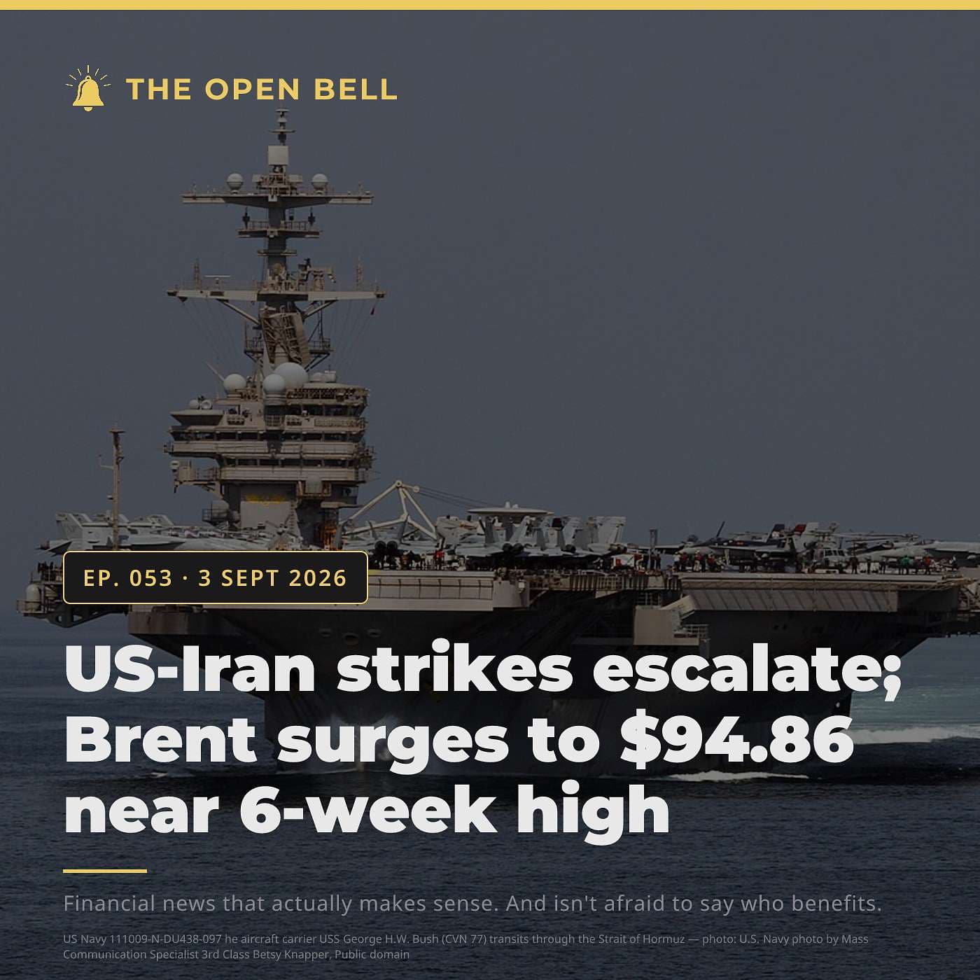 The Open Bell — Ep. 053 — 3 Sept 2026