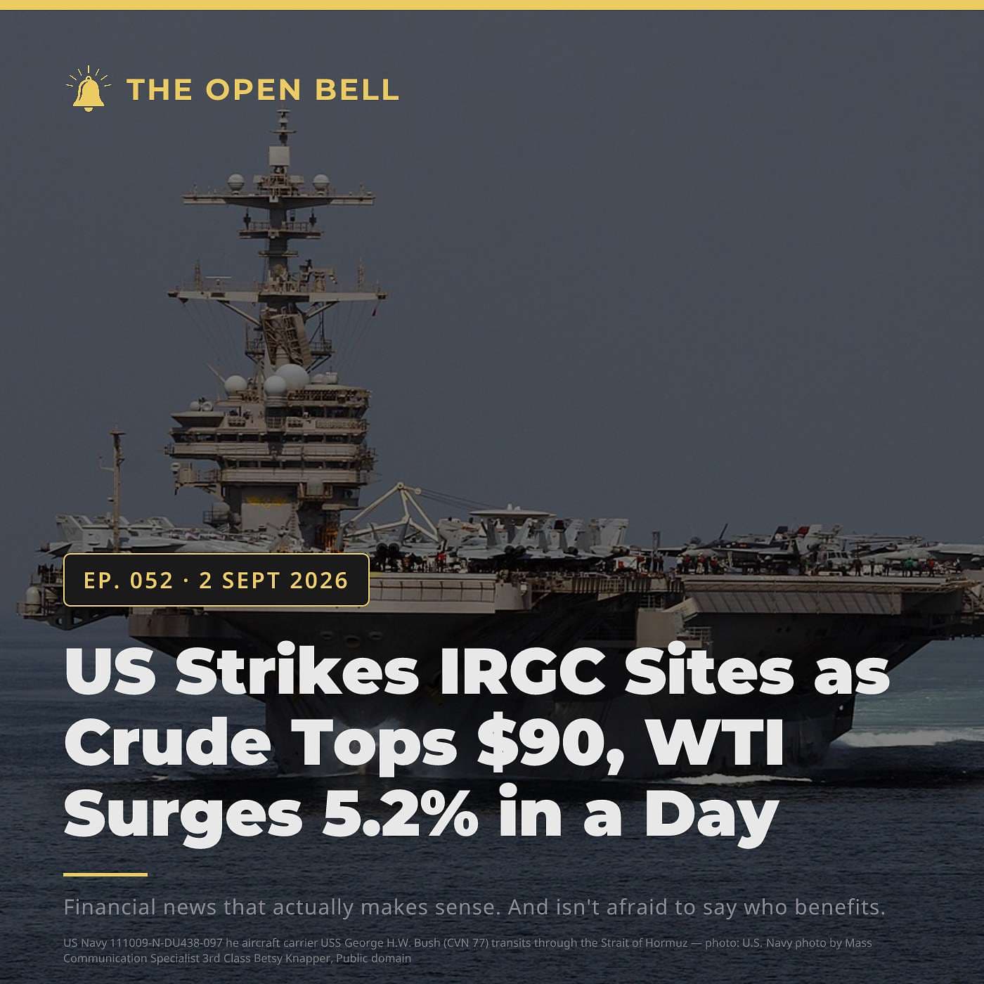 The Open Bell — Ep. 052 — 2 Sept 2026