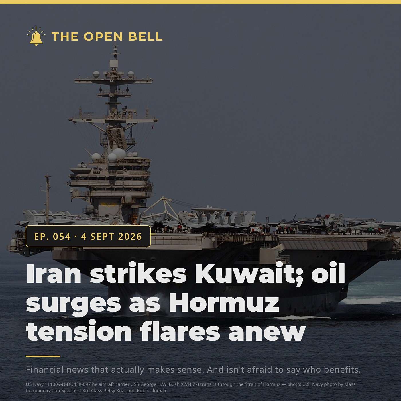 The Open Bell — Ep. 054 — 4 Sept 2026
