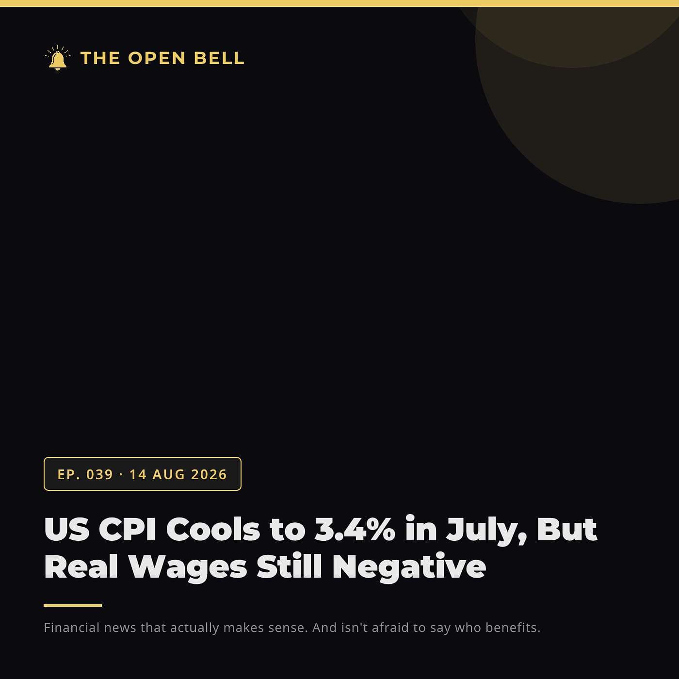The Open Bell — Ep. 039 — 14 Aug 2026