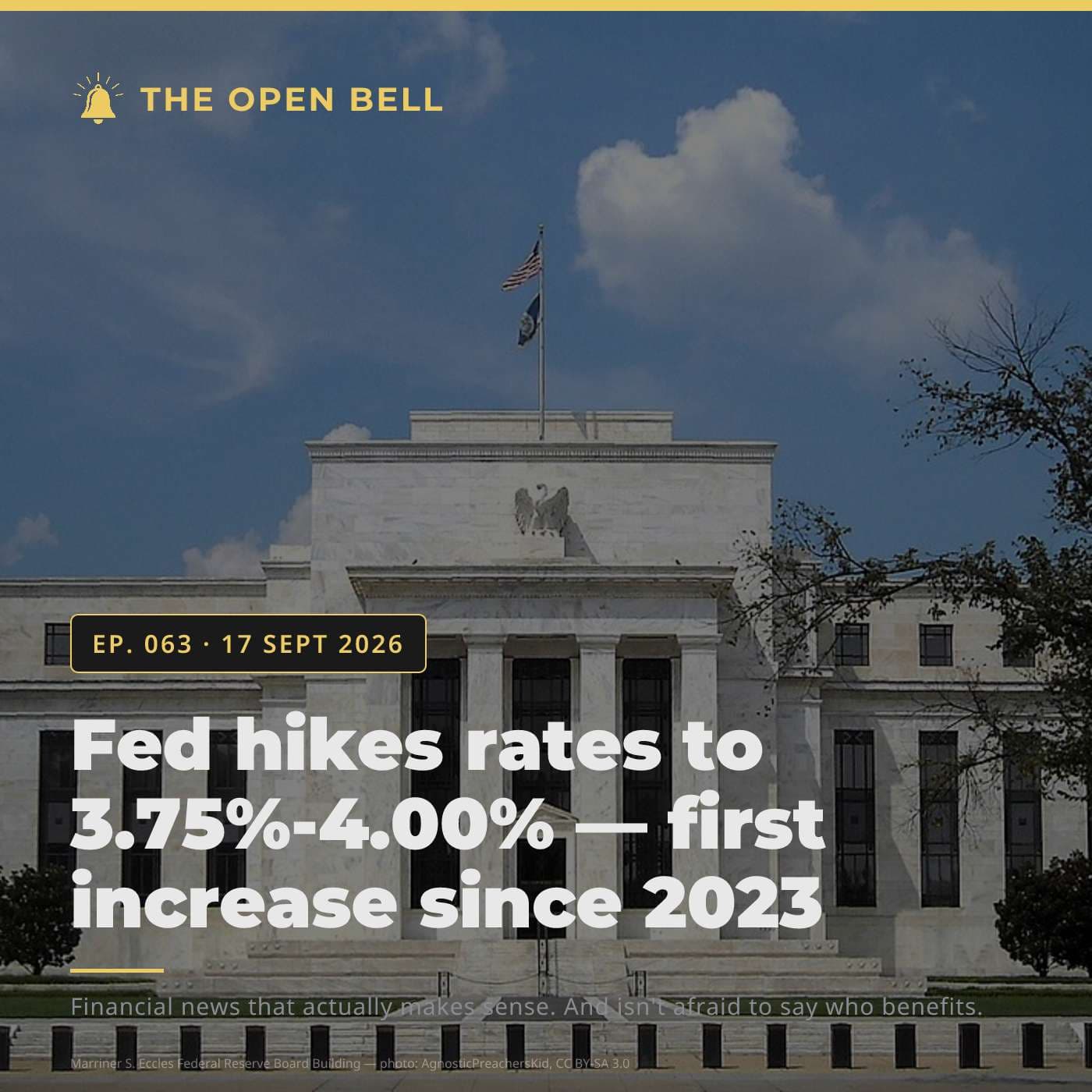 The Open Bell — Ep. 063 — 17 Sept 2026